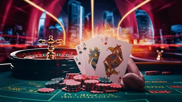 Live Casino table with dealer and multi-camera feeds